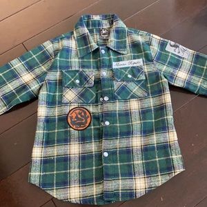 Monster Republic size 5 flannel